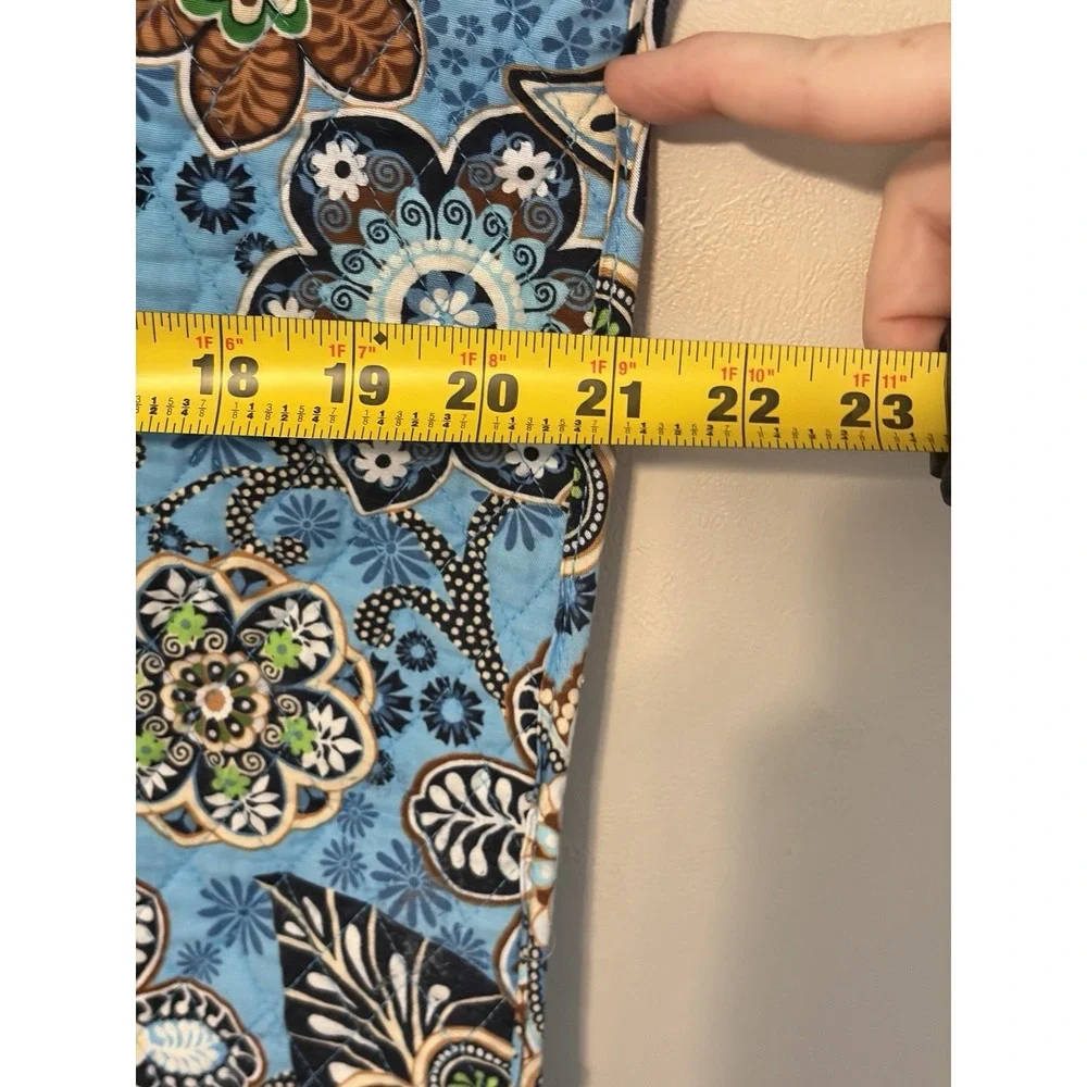 Vera Bradley Hanging Quilted Garment Bag Bali Blue Luggage Carrier